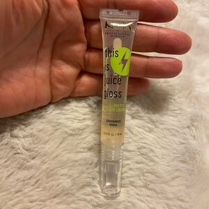 New NYX cosmetics this is juice gloss coconut chill electrolyte infused color